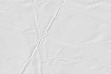 Buruşmuş beyaz kağıt arkaplanı kapat