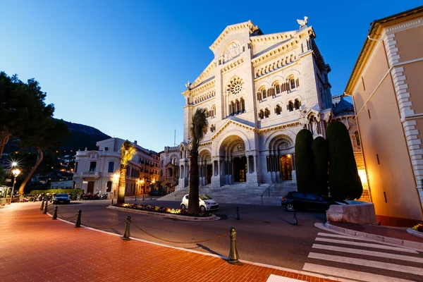 Facciata della Cattedrale di San Nicola a Monaco, Monte Carlo, Franc — Foto Stock