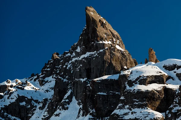 Pico Porta Vescovo na estância de esqui de Arabba, Dolomites Alps , — Fotografia de Stock