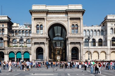 Vittorio emanuele II Galerisi milan, Lombardiya, İtalya
