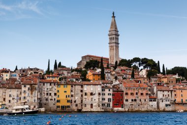 Ortaçağ kenti: rovinj ve saint euphemia Katedrali, Istria, cr