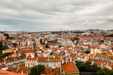 Lizbon ve 25 Nisan Köprüsü, Portekiz havadan görünümü