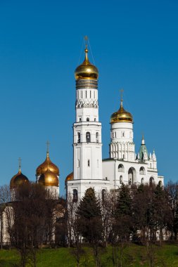 Ivan büyük çan kulesi kremlin duvarı, Moskova, Rusya