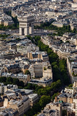 eiffel Tower, paris, fra kemer de zafer üzerine havadan görünümü