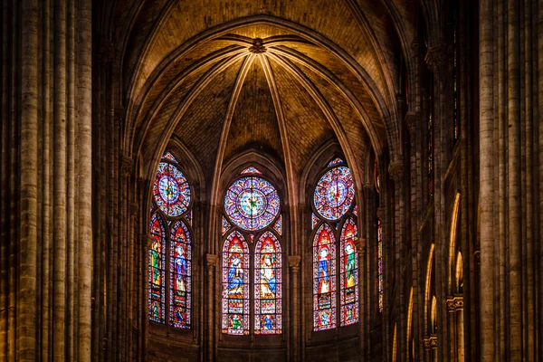 Catedral de Notre Dame de Paris, França — Fotografia de Stock