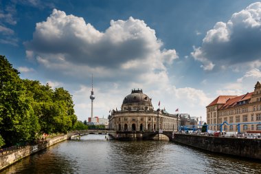 nehir spree ve müze Adası, berlin, Almanya