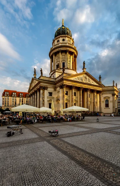 Duitse kathedraal op de Gendarmenmarkt in Berlijn, Duitsland — Stockfoto