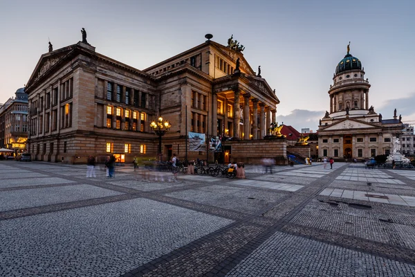 French Cathedral and Concert Hall on Gendarmenmarkt Square in th — Stock Photo, Image