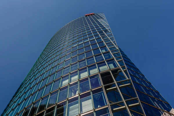 BERLIN - AUGUST 24: Glass Tower at Potsdamer Platz on August 24, — Stock Photo, Image