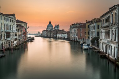 canal Grande ve santa maria della salute kilise accademia b