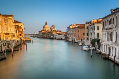 canal Grande ve santa maria della salute kilise accademia b