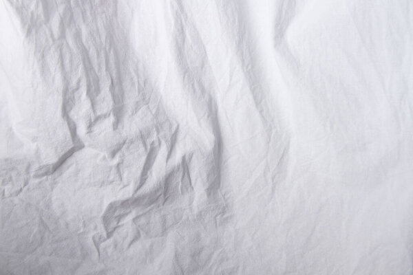 Texture of white fabric. White background close up. Factory fabric in white. White fabric background.