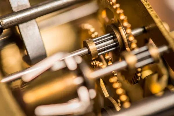 Close-up Clockwork Gears — Stock fotografie