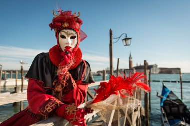 Venedik 'te karnaval maskesi