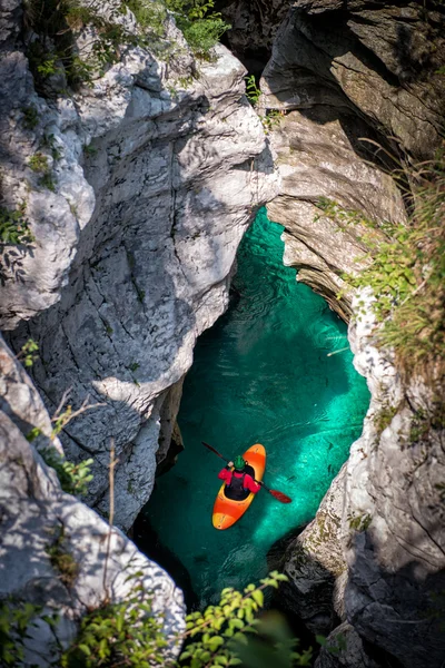 Aventure kayak dans le Canyon — Photo
