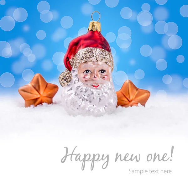 Christmas Background - Santa Claus — Stock Photo, Image