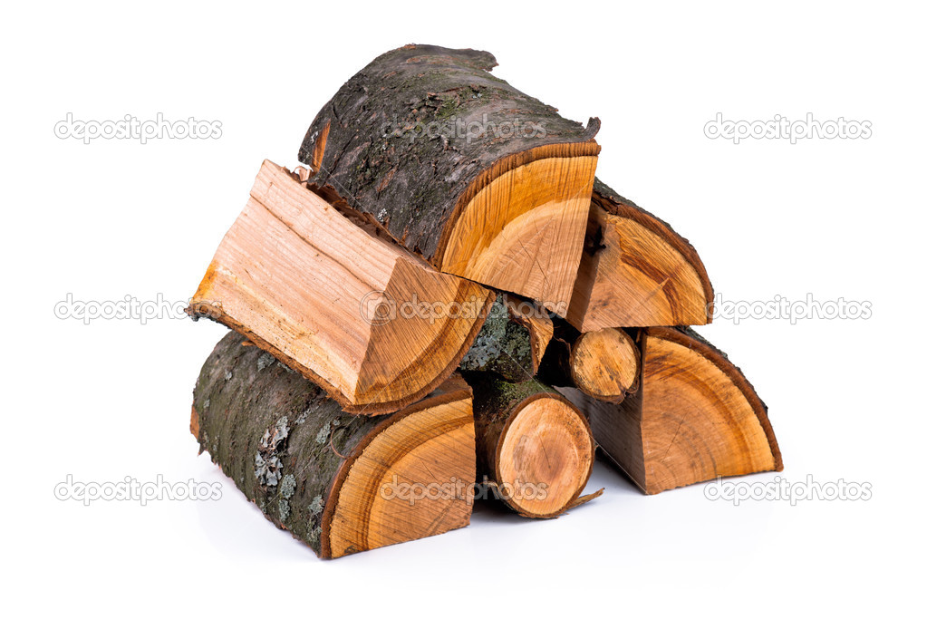 The logs of fire wood