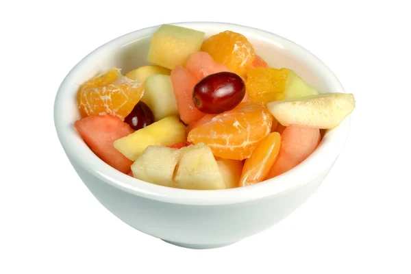 Salada de frutas em uma tigela. Fotos De Bancos De Imagens