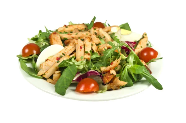 Spicy chicken salad. — Stock Photo, Image