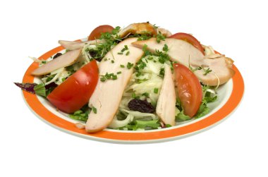 Füme tavuk lahana salatası.