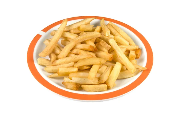 Placa com batatas fritas . — Fotografia de Stock