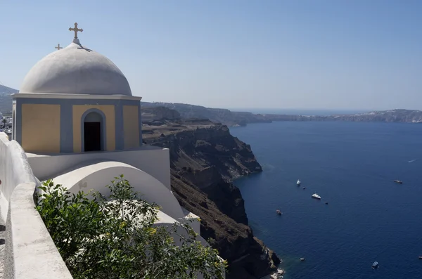 Iglesia en Thira . — Foto de Stock