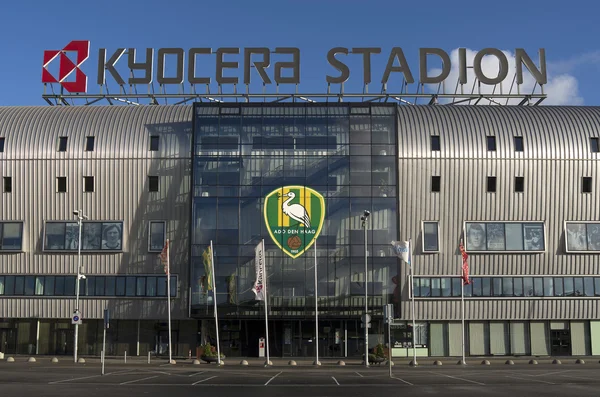Estadio Kyocera premier liga de fútbol club ADO Den Haag . — Foto de Stock