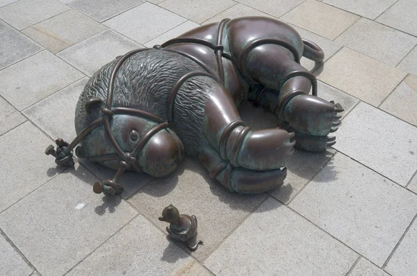 Gelen Amerikalı tom otterness heykeller Heykel Bahçe, — Stok fotoğraf
