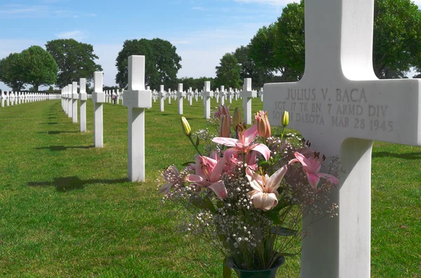 Paesi Bassi Cimitero Americano e Memoriale . — Foto Stock