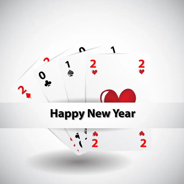 Kartu nový rok — Stockový vektor