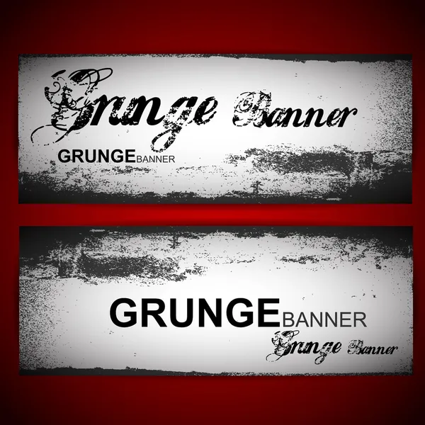 Grunge Banner Przewodniczący — Wektor stockowy