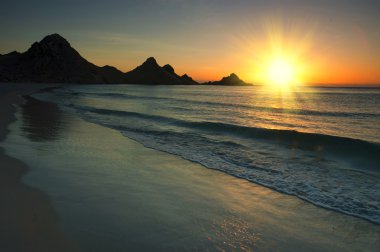 Deniz güneş batana