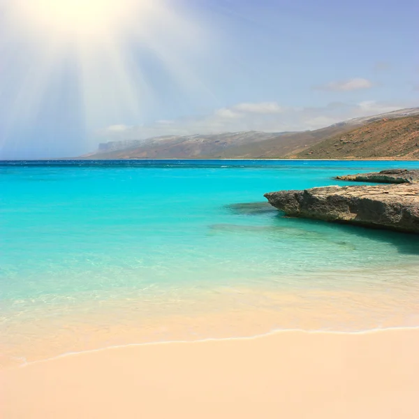 Spiaggia drammatica — Foto Stock