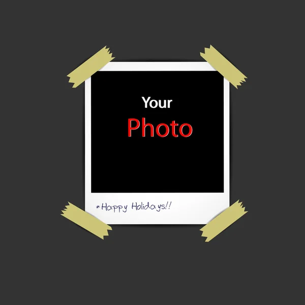 Polaroid foto — Vettoriale Stock