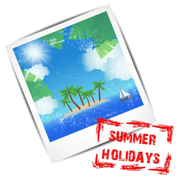 Summer holidays — Stock Vector