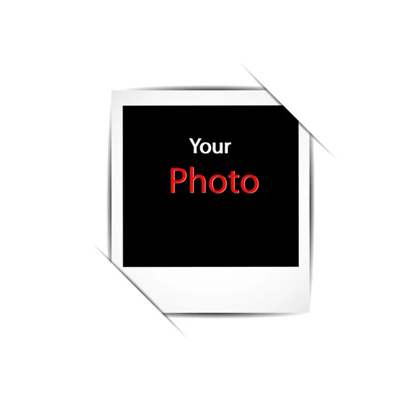 Polaroid foto — Stockový vektor