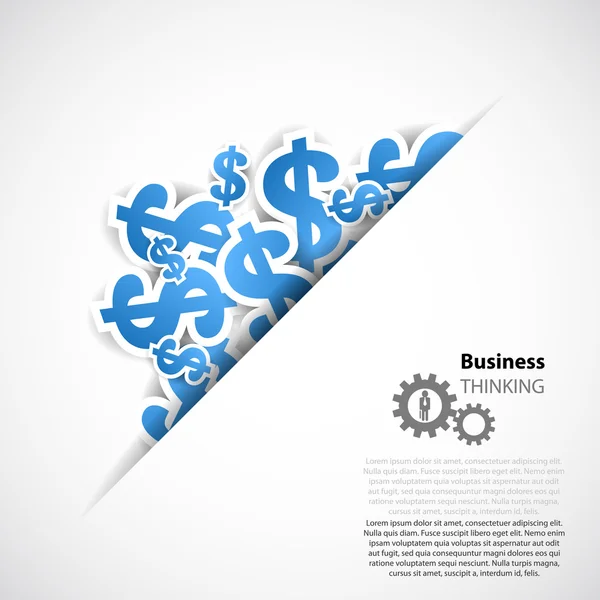 Business background — Stock Vector