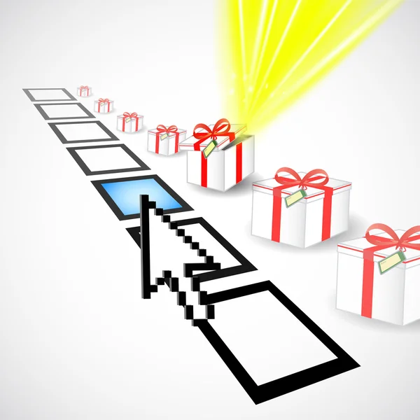 Choix cadeau — Image vectorielle