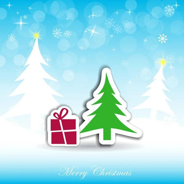 Christmas Greeting Card — Stock Vector