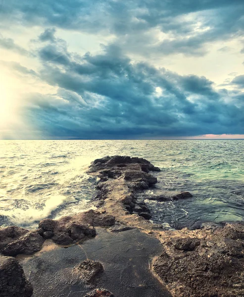 Tempesta oceanica — Foto Stock