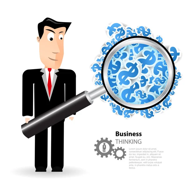 Business background — Stock Vector