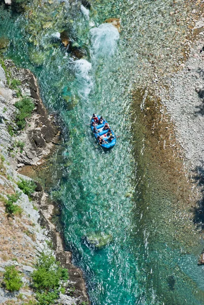 Rafting on Tara River — Stock Photo, Image