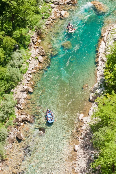 Tara nehirde rafting — Stok fotoğraf