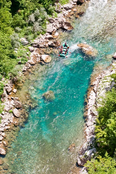 Tara nehirde rafting — Stok fotoğraf