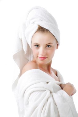 rahatlama - güzel bir genç kadın