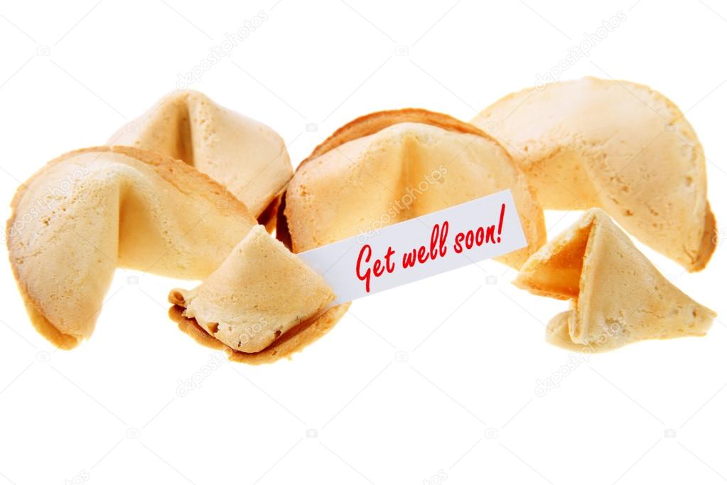 GET WELL SOON! - backlit fortune cookies