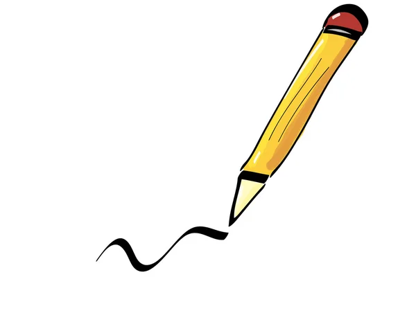 Μολύβι σκίτσο κινουμένων σχεδίων doodle χέρι που vecor εικονογράφηση Εικονογράφηση Αρχείου