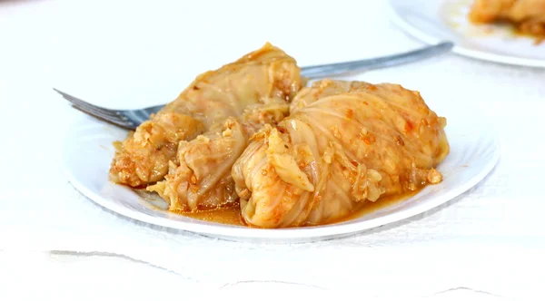 Traditional stuffed cabbage — Stock Photo, Image