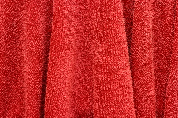 Κόκκινο χέρι πετσέτα — Φωτογραφία Αρχείου