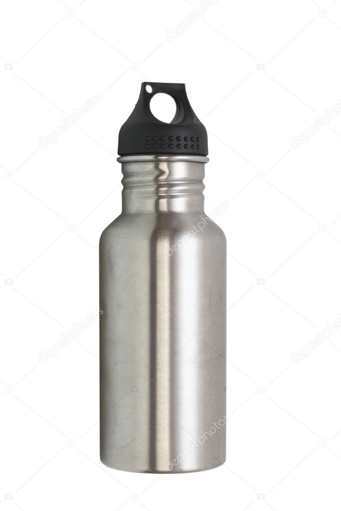 Metallic water bottle
